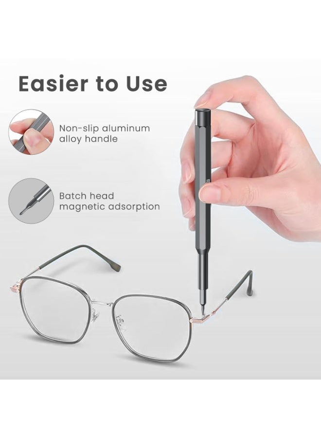 بورترونيكس Portronics Bit Box,24-in-1 Screwdriver Kit,Compact,Durable,and Travel-Friendly Tool Kit with a Magnetic Bit Holder,Perfect for Household&Auto Repair (Black) - Image 3